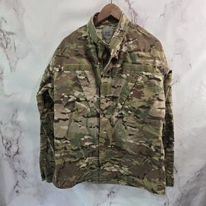Army Camo Jacket Medium Reg Multicam Digital Top Shirt Army Military Fatigue FR